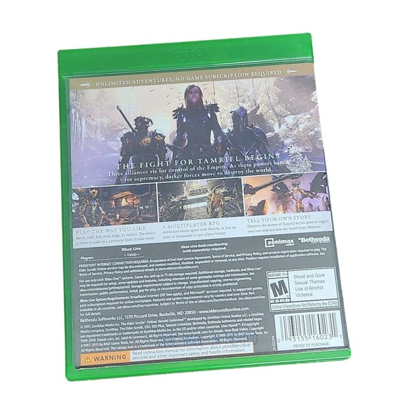 The Elder Scrolls Online: Tamriel Unlimited (Microsoft Xbox One, 2015) - Picture 4 of 6